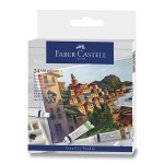 Faber-Castell olejové barvy sada 24×9 ml, zářivé odstíny