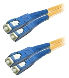 XtendLan FO patch SC-SC 2m / Optický patch kabel / 9/125 duplex / G.652d / LS0H (FOP-SCSC-D-2-9)