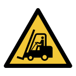 Djois podlahová značka - Pozor vozíky, 430 x 375 mm, 1 ks