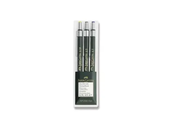 FABER-CASTELL 9760 Mechanická tužka HB / 3ks (136030)