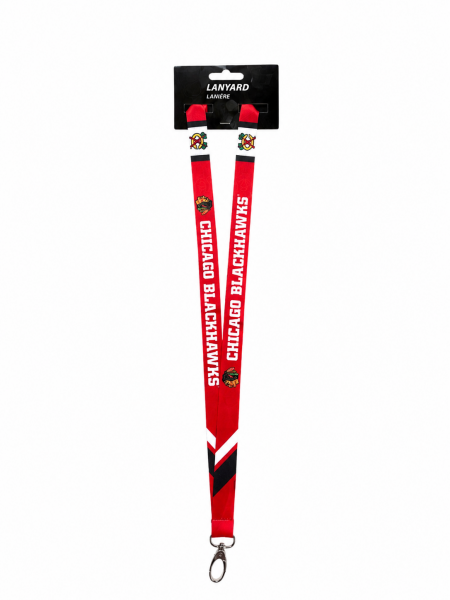 JF Sports Canada Klíčenka na Krk Chicago Blackhawks NHL Alternate Logo Lanyard