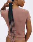 Tričko Organic Basics Flex Tee Rose Wood
