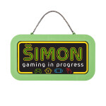 Neonová cedulka se jménem - Šimon - Albi