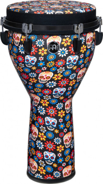 Meinl JD12DA-DH Jumbo Djembe 12” - Day Of The Dead Designer Head