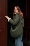 Taška přes rameno Reisenthel Moonbag Cord dark matcha