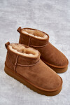 Módní semišové nízké sněhule Camel Nucca 36