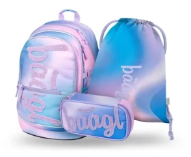 BAAGL SET 3 Core Sky: batoh, penál, sáček (A-35031)