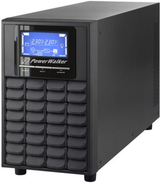 PowerWalker VFI 2000C LCD / záložní zdroj UPS / 2000 VA / 1600 W / 4x IEC 13 / USB (10120178)