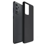 Pouzdro 3mk Silicone Case Samsung Galaxy A52 4G/5G A52s 5G černé