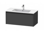 DURAVIT - Ketho.2 Umyvadlová skříňka 44x101x48 cm, 1 zásuvka, grafit mat K25064049490000