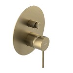 SAPHO - ULTRAMIX podomítková sprchová baterie, 2 výstupy, zlato mat UT042G