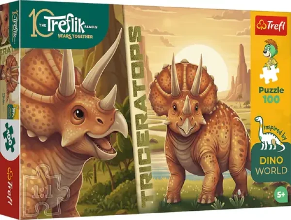 TREFL Puzzle Dino World: Triceratops