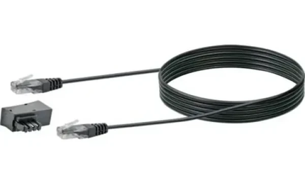 Schwaiger RJ45-TAE/F černá / Telefonní kabel / RJ45 – RJ45/TAE-F / 3 m (TAL6731533)