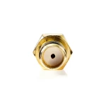 Nedis Adaptér RP-SMA(F) - SMA(F) zlatá / Adaptér / Pozlacené kontakty / 50 Ohm / 2 ks (CSGB02113GD)