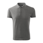 Pánské tričko Pique Polo Free (tmavě šedý melír) XL