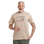 Bushman Pánské tričko Bafale, pískově hnědé XXXL
