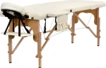 BODYFIT Masážní lehátko 2segmentové béžová / rozměry 95 × 64 cm (459-uniw)