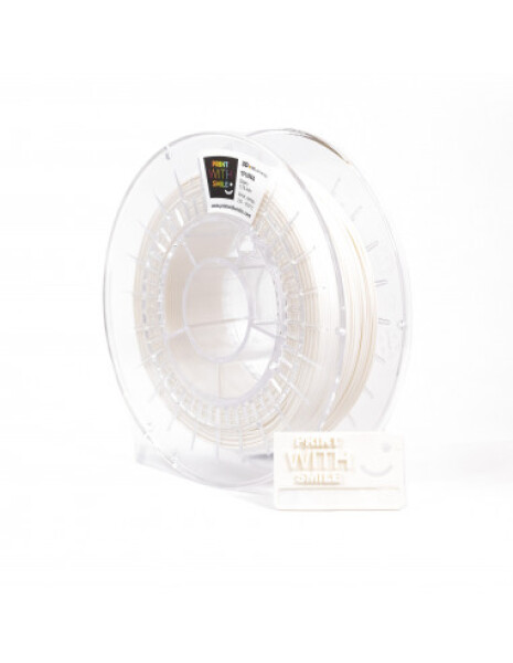 TPU 96A filament White 1,75 mm Print with Smile 0,5 kg