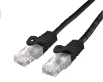 C-TECH patchcord Cat6 UTP 1 m černá (8954125015109)