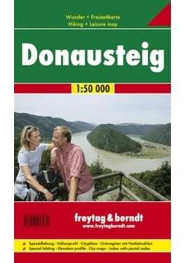Turistická mapa Donausteig 1:50 000