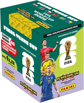 Panini Fotbalové karty FIFA World Cup 2026 ADRENALYN Final Teams Set