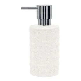Spirella RELIEF dávkovač mýdla bílý / porcelán / 300 ml (7610583199249)