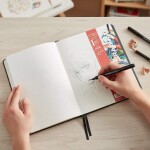 Canson Graduate Book Manga 200 g, 80 stran, pevná vazba, gumička