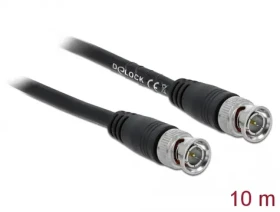 DeLock Kabel BNC (M) - BNC (M) 10m černá (80085)