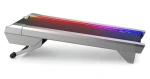 UREVO CyberPad Office 2 stříbrná / Běžecký pás / pod stůl / sklon 14% / motor 2,5 HP / nosnost 136 kg (URTM051)