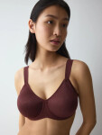 Dámská podprsenka Essential Minimizer T W X Velvet Chocolate hnědočervená - TRIUMPH Velvet Chocolate 70C