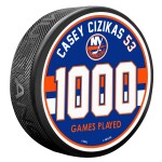 Mustang Puk New York Islanders NHL #53 Cizikas 1000th Collectible Game