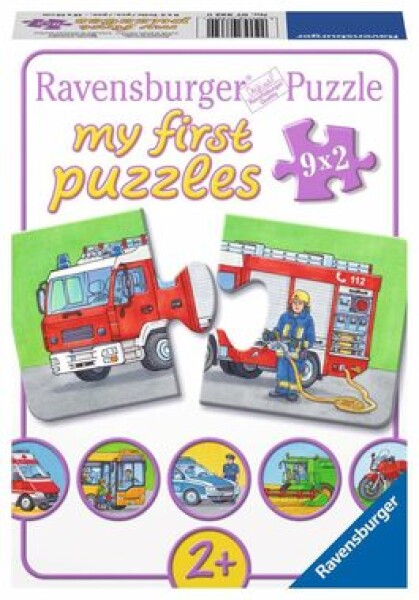 Ravensburger Moje první Dopravní prostředky 9 x 2 18 dílků