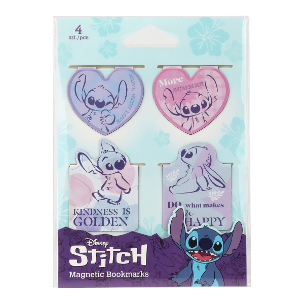 Colorino magnetická záložka Stitch 3, mix motivů, 4 ks