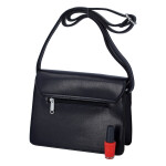 Praktická dámská koženková crossbody kabelka Ivana S., modrá