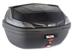 B47Ntml Blade Tech kufr Givi černý s čirou optikou (Monolock s vlastní plotnou), objem 47 ltr.