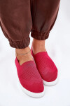 Dámské slip-on tenisky Big Star – fuchsiové Velikost: 41