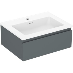 MEXEN/S - Orio koupelnová skříňka 60 cm s umyvadlem Otis, 1 šuplík, grafit mat/bílá mat 91A10-06023-1-BF66-W18M01