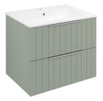 SAPHO - CIRASA STRIP umyvadlová skříňka 59,2x52x46cm, verde CR611-4444S