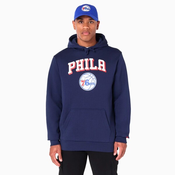 New Era Pánská mikina Philadelphia 76ers NBA Team Logo Hoodie Sweatshirt Velikost: 2XL