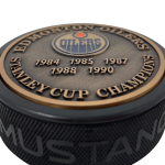 Mustang Puk Edmonton Oilers NHL Stanley Cup Years Gold Medallion