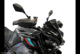 Yamaha MT-10 22-25 Adventure Sports plexi štít Powerbronze 315 mm - černá