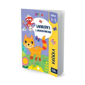 Kvído - Samolepky s omalovánkami - Kočička - Albi