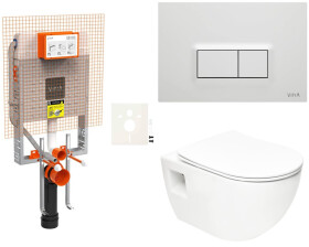 Závěsný WC set k zazdění SAT Project SIKOVZSATPRO51600 SIKOVZSATPRO51600