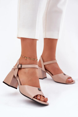 Sandály na podpatku model 213185 Step in style 37