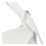 Stylová kožený kabelko batoh Vanessa, bílá