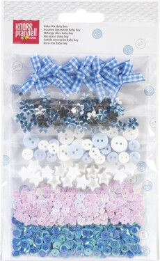 Knorr Prandell Sada dekorací Baby modré