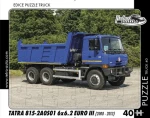 RETRO-AUTA Puzzle TRUCK č.40 Tatra 815-2A0S01 6x6.2 EURO III