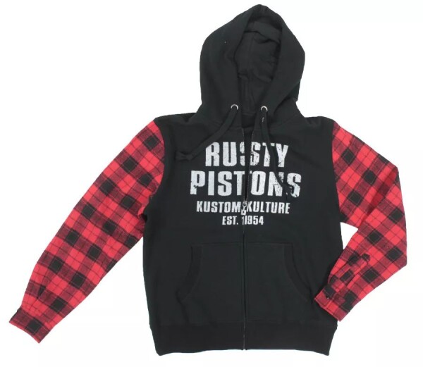 Mikina Rusty Pistons Rpswm25 Kustom King black/red - S / černá