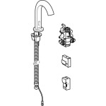 GEBERIT - Piave Elektronická termostatická umyvadlová baterie, síťové napájení, chrom 116.187.21.1