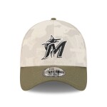 New Era Pánská kšiltovka Miami Marlins MLB 2025 Armed Forces 39THIRTY Flex Velikost: L/XL
